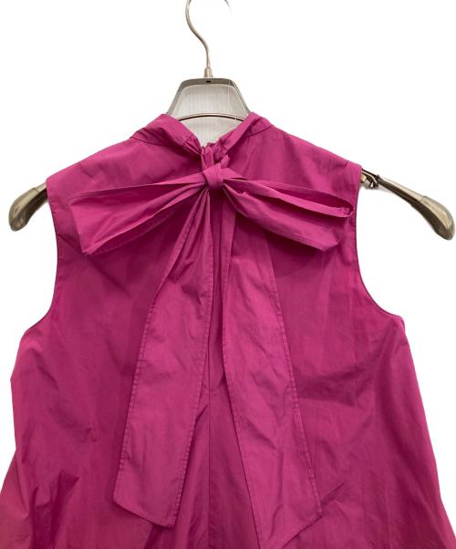 RED VALENTINO（レッドヴァレンティノ）RED VALENTINO (レッドヴァレンティノ) ノースリーブワンピース ショッキングピンク サイズ:42 未使用品の古着・服飾アイテム