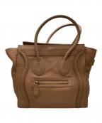 CELINEセリーヌ）の古着「ハンドバッグ」｜ブラウン