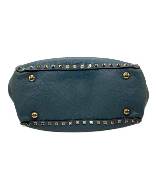 VALENTINO GARAVANI（ヴァレンティノ・ガラヴァーニ）VALENTINO GARAVANI (ヴァレンティノ・ガラヴァーニ) 2WAY ロックスタッズ トラビーズ スモールトートバッグの古着・服飾アイテム