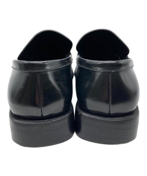 GUCCI（グッチ）GUCCI (グッチ) シェリーラインレザーローファー ブラック サイズ:40の古着・服飾アイテム