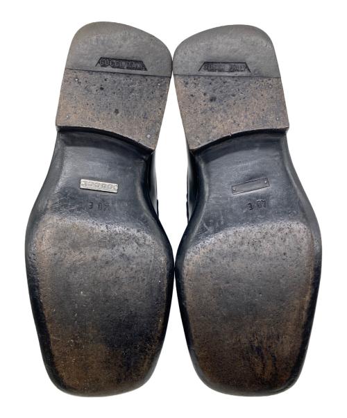 GUCCI（グッチ）GUCCI (グッチ) シェリーラインレザーローファー ブラック サイズ:40の古着・服飾アイテム