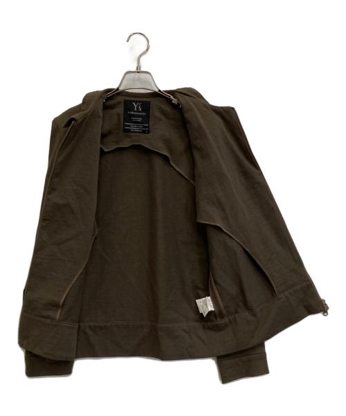 Y's（ワイズ）Y's (ワイズ) ジップアップジャケット ブラウン サイズ:3の古着・服飾アイテム