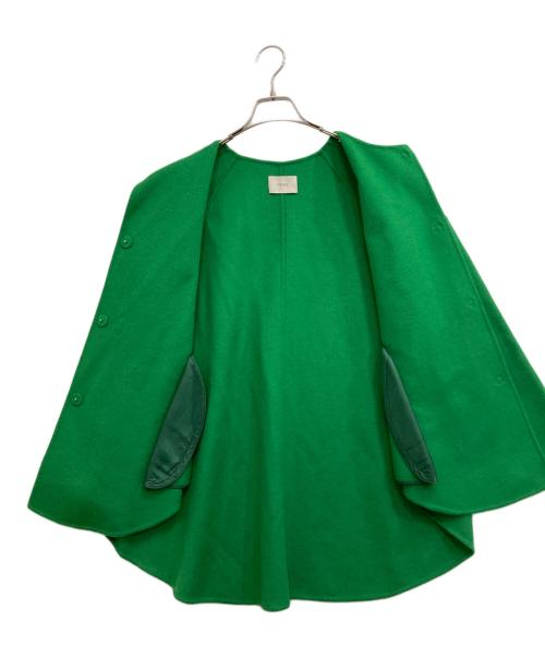 LE PHIL（ル フィル）LE PHIL (ル フィル) ライトリバー ショートコート グリーン サイズ:Fの古着・服飾アイテム