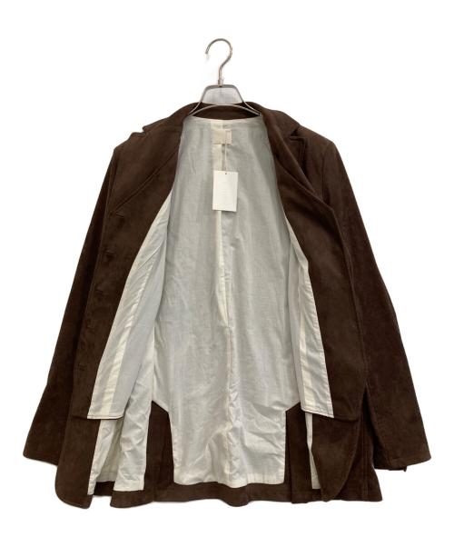 RIELLE riche（リエルリシェ）RIELLE riche (リエルリシェ) テーラードジャケット ブラウン サイズ:F 未使用品の古着・服飾アイテム