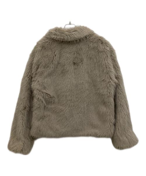 UGG（アグ）UGG (アグ) フェイクファージャケット ベージュ サイズ:Lの古着・服飾アイテム
