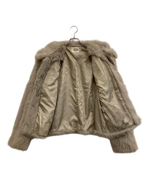 UGG（アグ）UGG (アグ) フェイクファージャケット ベージュ サイズ:Lの古着・服飾アイテム
