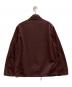 STUDIOUS (ステュディオス) LIMONTAガーメントダイコーチジャケット ボルドー サイズ:1：5000円