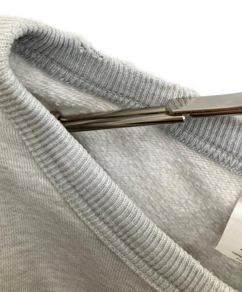 balancewear design（バランスウェアデザイン）balancewear design (バランスウェアデザイン) Skull print sweat ライトグレー サイズ:XLの古着・服飾アイテム