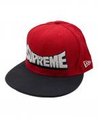 SUPREME×New Eraシュプリーム×ニューエラ）の古着「キャップ」｜レッド