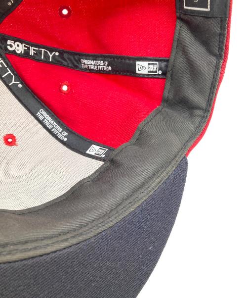 SUPREME（シュプリーム）SUPREME (シュプリーム) New Era (ニューエラ) キャップ レッド サイズ:７　1/2の古着・服飾アイテム