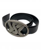 Yves Saint Laurentイヴサンローラン）の古着「レザーベルト」｜ブラック