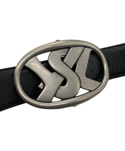 Yves Saint Laurent（イヴサンローラン）Yves Saint Laurent (イヴサンローラン) レザーベルト ブラックの古着・服飾アイテム