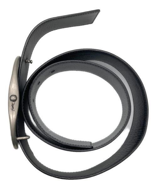 Yves Saint Laurent（イヴサンローラン）Yves Saint Laurent (イヴサンローラン) レザーベルト ブラックの古着・服飾アイテム