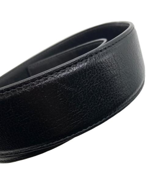 Yves Saint Laurent（イヴサンローラン）Yves Saint Laurent (イヴサンローラン) レザーベルト ブラックの古着・服飾アイテム