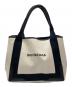 BALENCIAGA（バレンシアガ）の古着「ネイビーカバスSキャンバストートバッグ」｜ベージュ