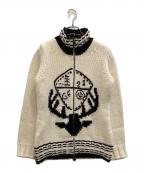 GIANFRANCO FERREジャンフランコフェレ）の古着「ドライバーズニット」｜アイボリー