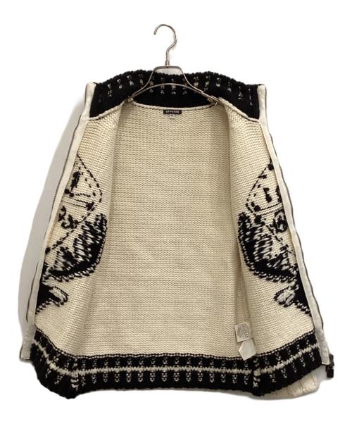 GIANFRANCO FERRE（ジャンフランコフェレ）Gianfranco Ferré (ジャンフランコフェレ) ドライバーズニット アイボリー サイズ:XLの古着・服飾アイテム