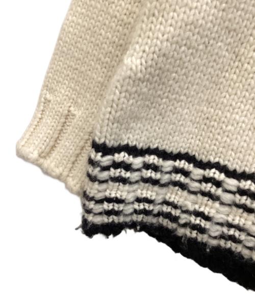 GIANFRANCO FERRE（ジャンフランコフェレ）Gianfranco Ferré (ジャンフランコフェレ) ドライバーズニット アイボリー サイズ:XLの古着・服飾アイテム