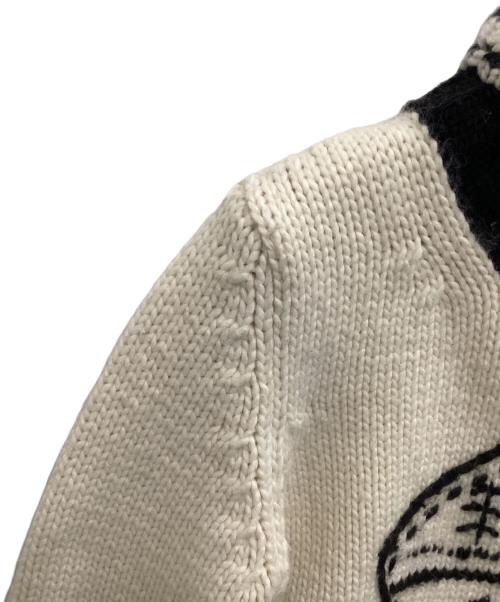 GIANFRANCO FERRE（ジャンフランコフェレ）Gianfranco Ferré (ジャンフランコフェレ) ドライバーズニット アイボリー サイズ:XLの古着・服飾アイテム