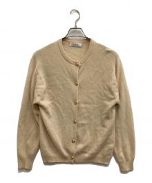 BARRIE（バリー）の古着「カシミヤニットカーディガン」｜アイボリー