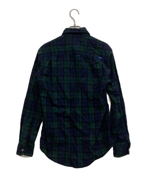 PENDLETON（ペンドルトン）PENDLETON (ペンドルトン) ウールシャツ ネイビー×グリーン サイズ:XSの古着・服飾アイテム