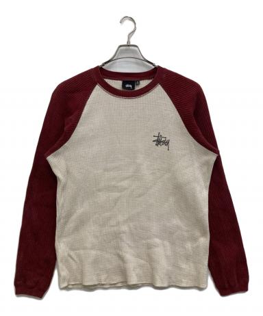 中古・古着通販】stussy (ステューシー) サーマルラグランカットソー