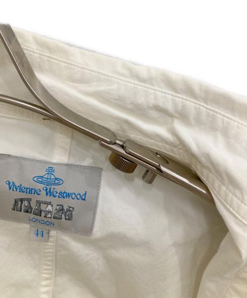 Vivienne Westwood man（ヴィヴィアン ウェストウッド マン）Vivienne Westwood man (ヴィヴィアン ウェストウッド マン) 長袖シャツ ホワイト サイズ:44の古着・服飾アイテム