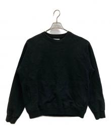 CABARETPOVAL（キャバレーポバール）の古着「ラグランスウェット」｜ブラック