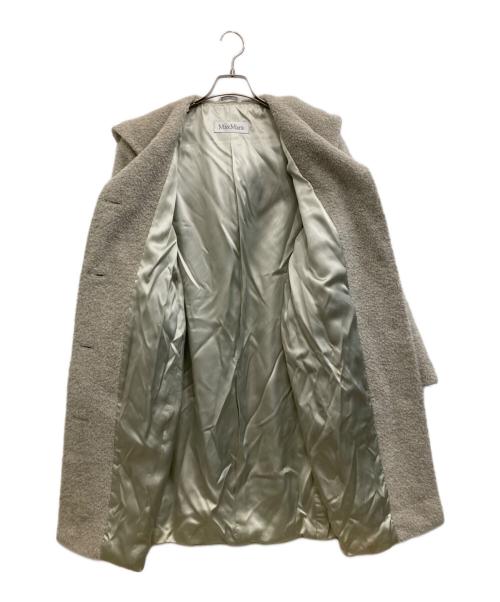 MaxMara（マックスマーラ）MaxMara (マックスマーラ) アルパカ混フーデッドコート ベージュ サイズ:38の古着・服飾アイテム