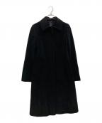 23区ニジュウサンク）の古着「アンゴラ混コート」｜ブラック