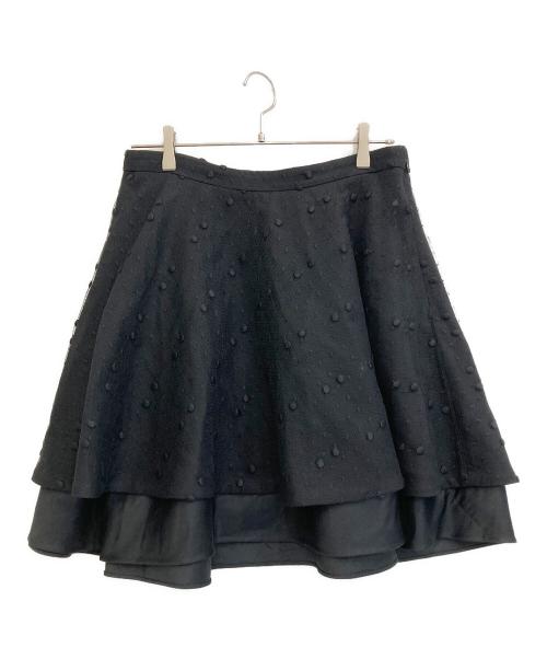 VALENTINO（ヴァレンティノ）VALENTINO (ヴァレンティノ) ドット柄チュールスカート ブラック サイズ:44の古着・服飾アイテム