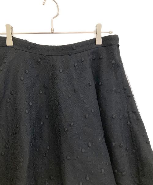VALENTINO（ヴァレンティノ）VALENTINO (ヴァレンティノ) ドット柄チュールスカート ブラック サイズ:44の古着・服飾アイテム