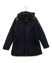 LAUREN RALPH LAUREN（ローレンラルフローレン）の古着「キルティングコート」｜ブラウン×ネイビー