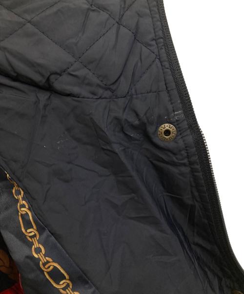 LAUREN RALPH LAUREN（ローレンラルフローレン）LAUREN RALPH LAUREN (ローレンラルフローレン) キルティングコート ブラウン×ネイビー サイズ:Mの古着・服飾アイテム