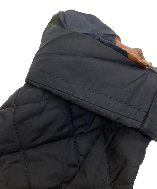 LAUREN RALPH LAUREN（ローレンラルフローレン）LAUREN RALPH LAUREN (ローレンラルフローレン) キルティングコート ブラウン×ネイビー サイズ:Mの古着・服飾アイテム