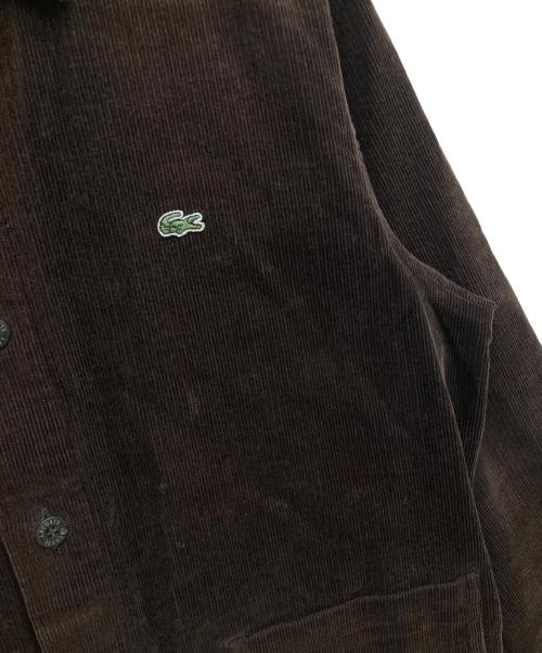 LACOSTE（ラコステ）LACOSTE (ラコステ) コーデュロイカバーオール ブラウン サイズ:3の古着・服飾アイテム