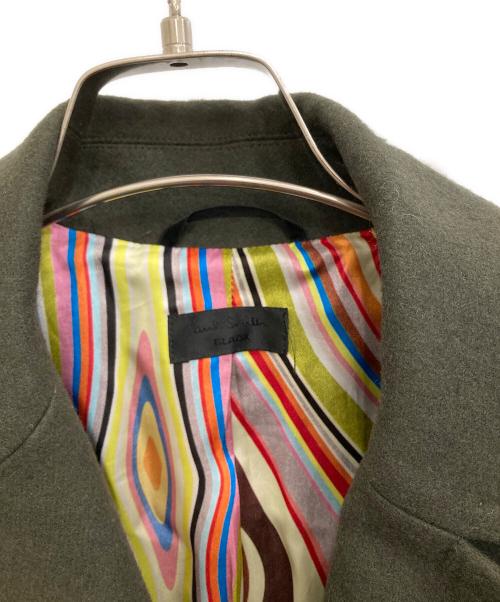 Paul Smith BLACK（ポールスミスブラック）Paul Smith BLACK (ポールスミスブラック) カシミヤ混ダブルコート カーキ サイズ:38の古着・服飾アイテム