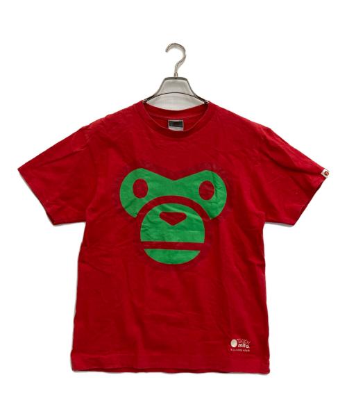 A BATHING APE（ア ベイシング エイプ）A BATHING APE (ア ベイシング エイプ) Tシャツ レッド サイズ:-の古着・服飾アイテム