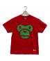 A BATHING APE（ア ベイシング エイプ）の古着「Tシャツ」｜レッド