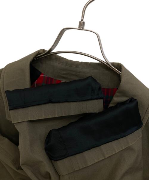 BARACUTA（バラクータ）BARACUTA (バラクータ) MARGARET HOWELL (マーガレットハウエル) ステンカラーコート オリーブ サイズ:Mの古着・服飾アイテム