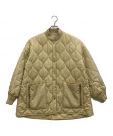 Adam et Rope（アダム エ ロペ）の古着「キルティングジャケット」｜イエロー