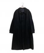 ARMANI COLLEZIONIアルマーニ コレツィオーニ）の古着「比翼コート」｜ブラック