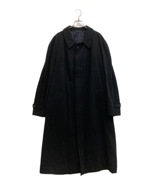 ARMANI COLLEZIONI（アルマーニ コレツィオーニ）ARMANI COLLEZIONI (アルマーニ コレツィオーニ) 比翼コート ブラック サイズ:SIZE 52の古着・服飾アイテム