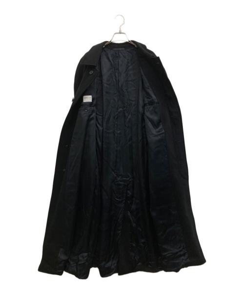 ARMANI COLLEZIONI（アルマーニ コレツィオーニ）ARMANI COLLEZIONI (アルマーニ コレツィオーニ) 比翼コート ブラック サイズ:SIZE 52の古着・服飾アイテム