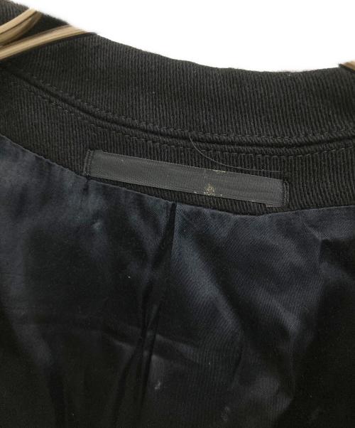 ARMANI COLLEZIONI（アルマーニ コレツィオーニ）ARMANI COLLEZIONI (アルマーニ コレツィオーニ) 比翼コート ブラック サイズ:SIZE 52の古着・服飾アイテム