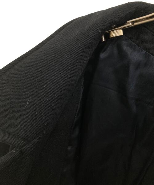 ARMANI COLLEZIONI（アルマーニ コレツィオーニ）ARMANI COLLEZIONI (アルマーニ コレツィオーニ) 比翼コート ブラック サイズ:SIZE 52の古着・服飾アイテム