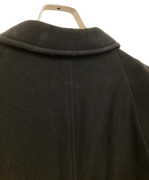ARMANI COLLEZIONI（アルマーニ コレツィオーニ）ARMANI COLLEZIONI (アルマーニ コレツィオーニ) 比翼コート ブラック サイズ:SIZE 52の古着・服飾アイテム