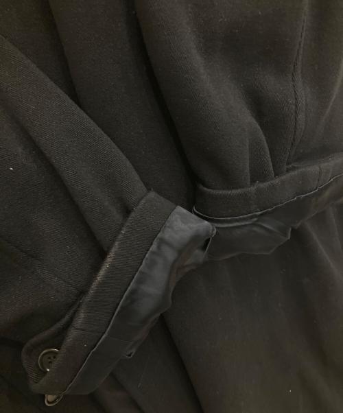 ARMANI COLLEZIONI（アルマーニ コレツィオーニ）ARMANI COLLEZIONI (アルマーニ コレツィオーニ) 比翼コート ブラック サイズ:SIZE 52の古着・服飾アイテム