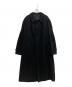 ARMANI COLLEZIONI（アルマーニ コレツィオーニ）の古着「比翼コート」｜ブラック