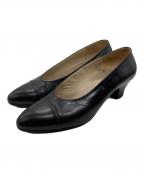 CHANELシャネル）の古着「パンプス」｜ブラック